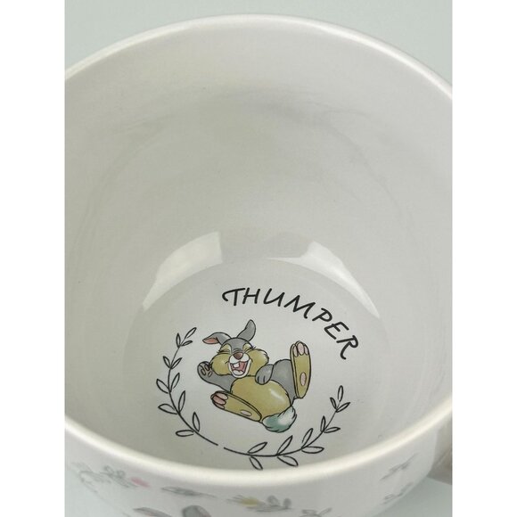 ZRIKE Disney Thumper Bambi Large Cappuccino Soup Coffee Mug Cute Spring Bunny - Picture 11 of 13